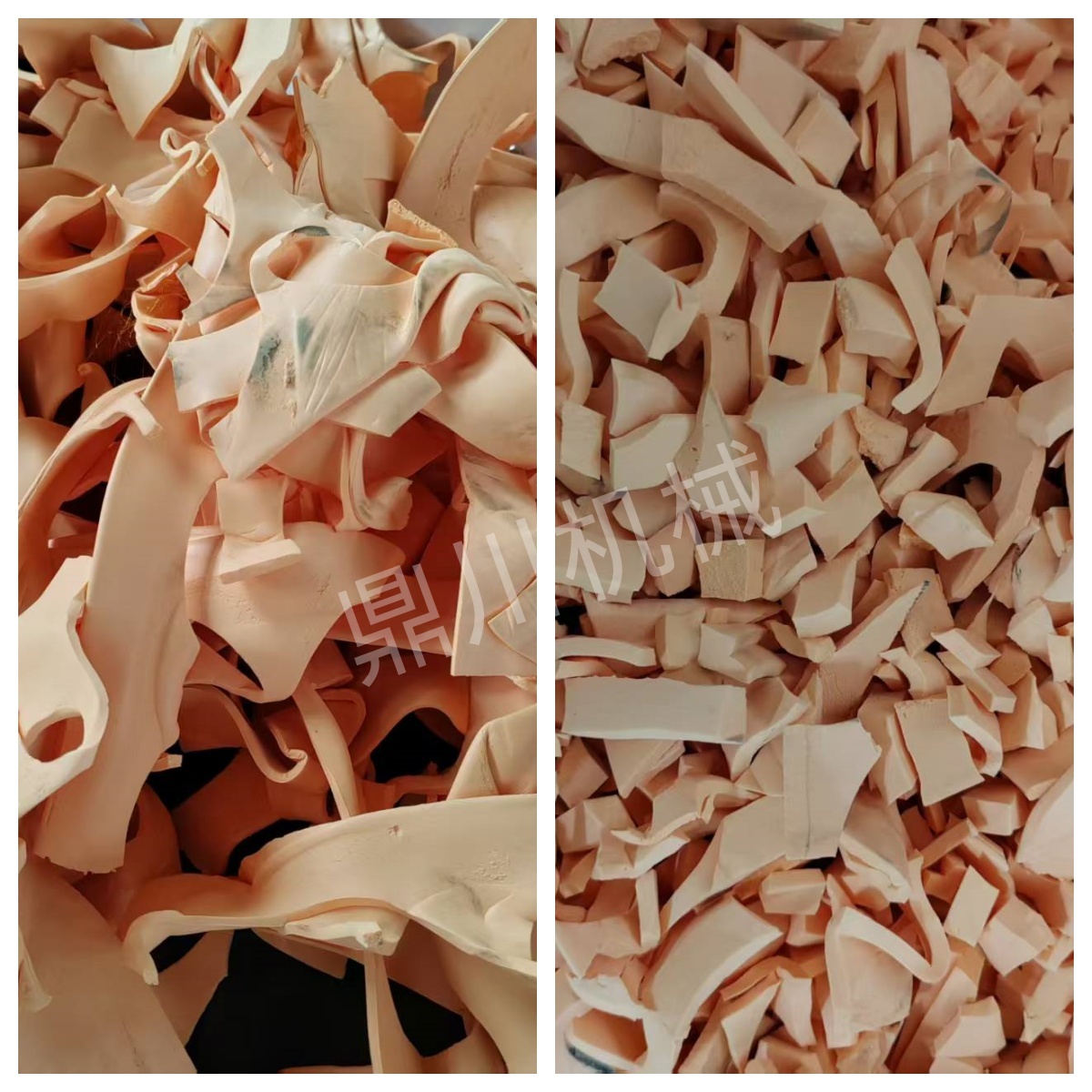 海綿切粒效果對比